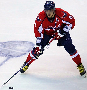 "Alex Ovechkin2" by Keith Allison. Licensed under Public Domain via Commons.